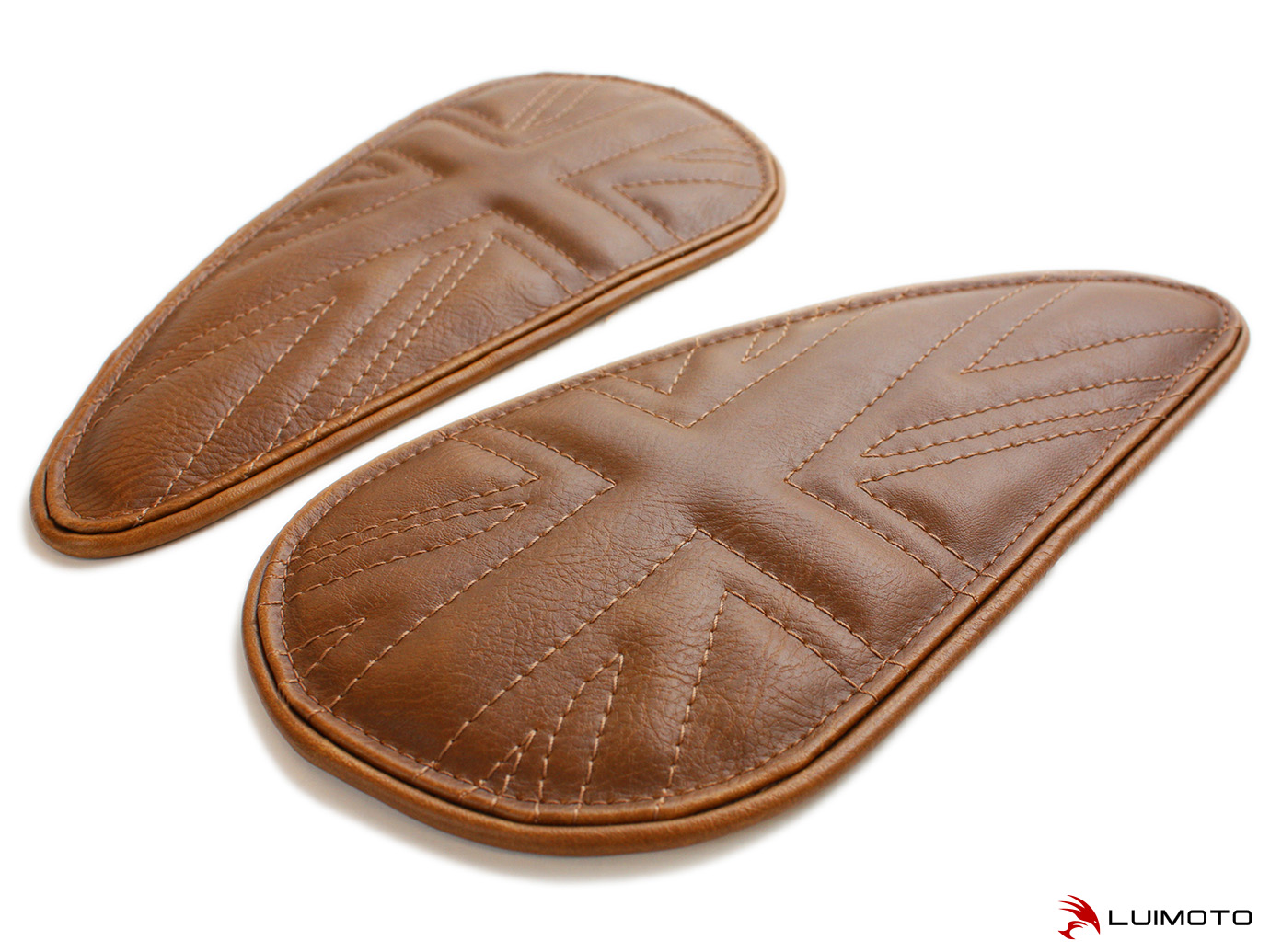 LUIMOTO TANK LEAF UNION JACK Tank Pads for the Triumph Bonneville